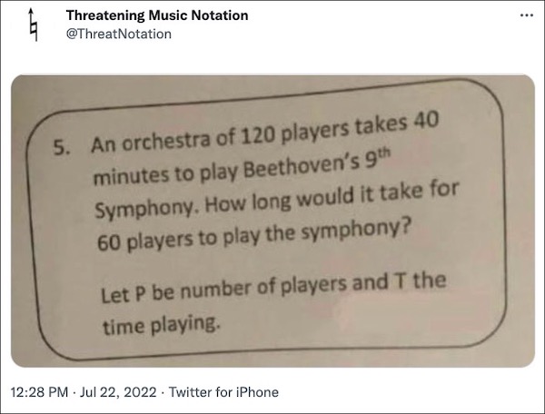 Tweet - Threatening Music Notation - 2022-07-25