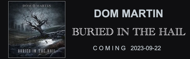 Advert - Dom Martin Album - Buried In The Hail