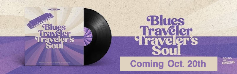 Advert - Blues Traveler Album - Traveler's Soul Coming Oct 20
