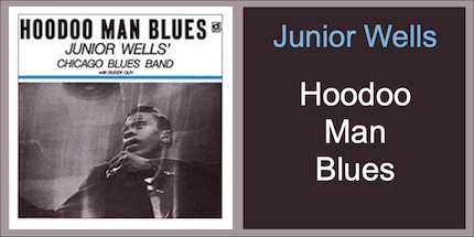 Postcard - Junior Wells Album 2023 - Hoodoo Man Blues